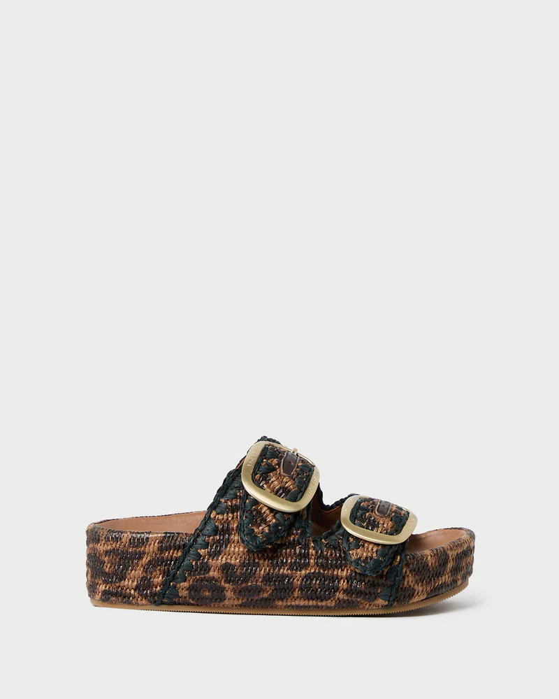 Theo Leopard Two-Band Sandal | Loeffler Randall