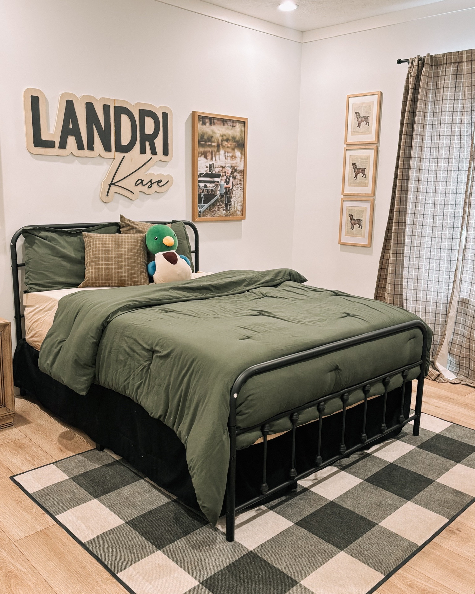 Landri’s green bedding and my throw pillows are on sale for prime day! Last day to shop!