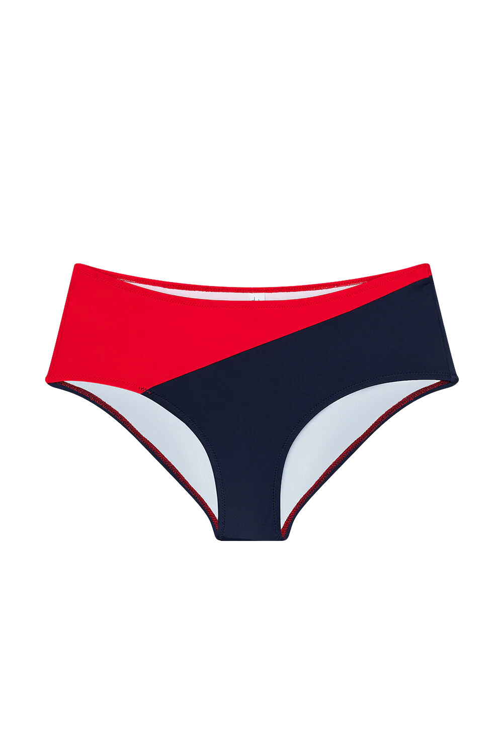 The Eden Bottom in Red & Navy | Over The Moon