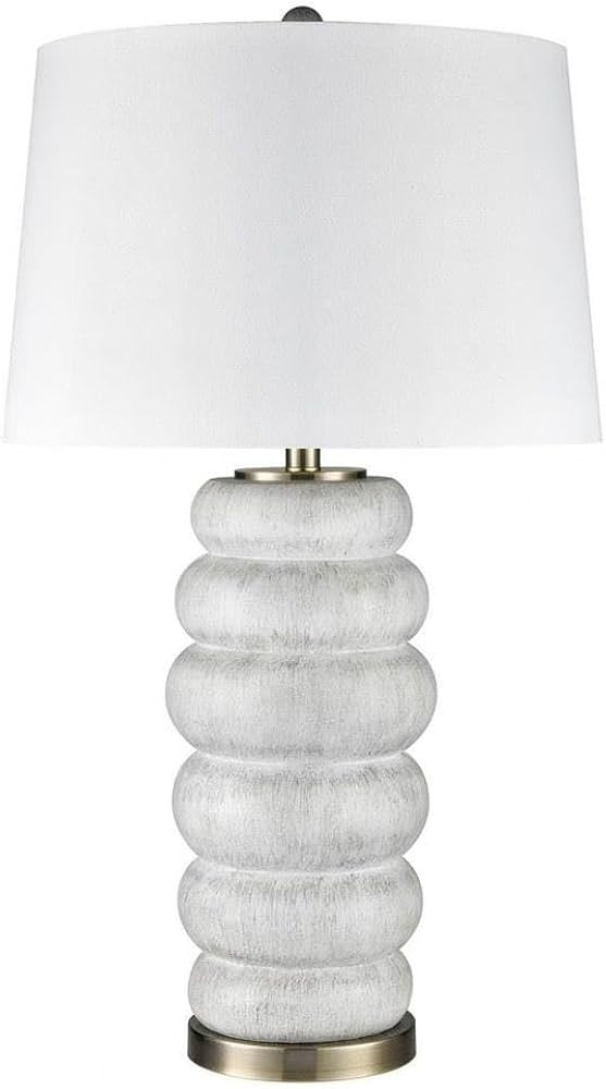 Lizzie - 1 Light Table Lamp in Modern Style-31 Inches Tall and 6.5 Inches Wide-Whitewashed/Brushe... | Amazon (US)