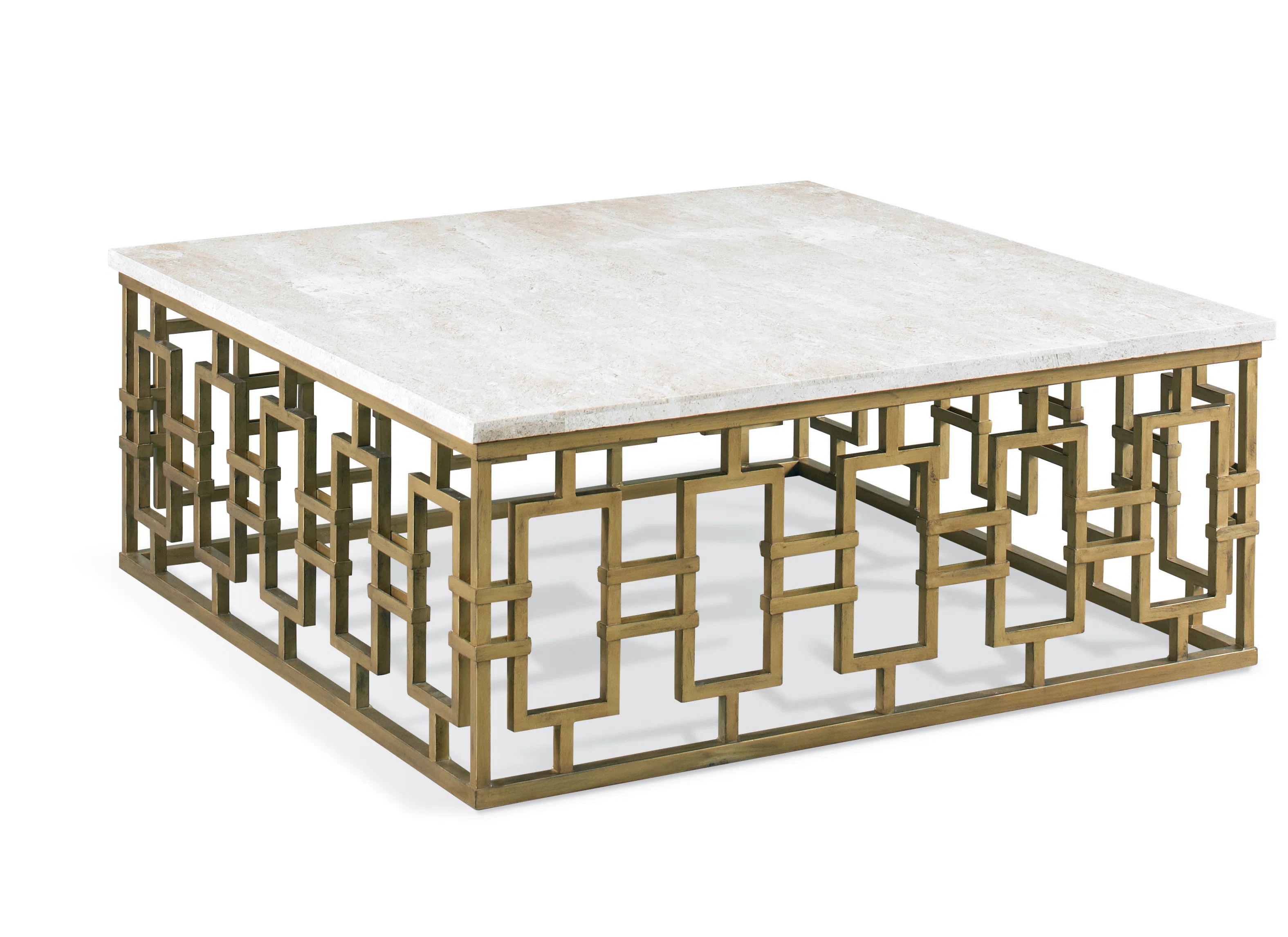 Chicklet Stone Top Coffee Table | Wayfair North America