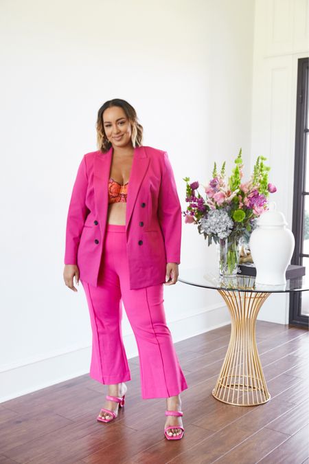 Loving this suit from @macys the color is super vibrant and this material is super stretchy. 

#LTKfindsunder100 #LTKstyletip #LTKplussize