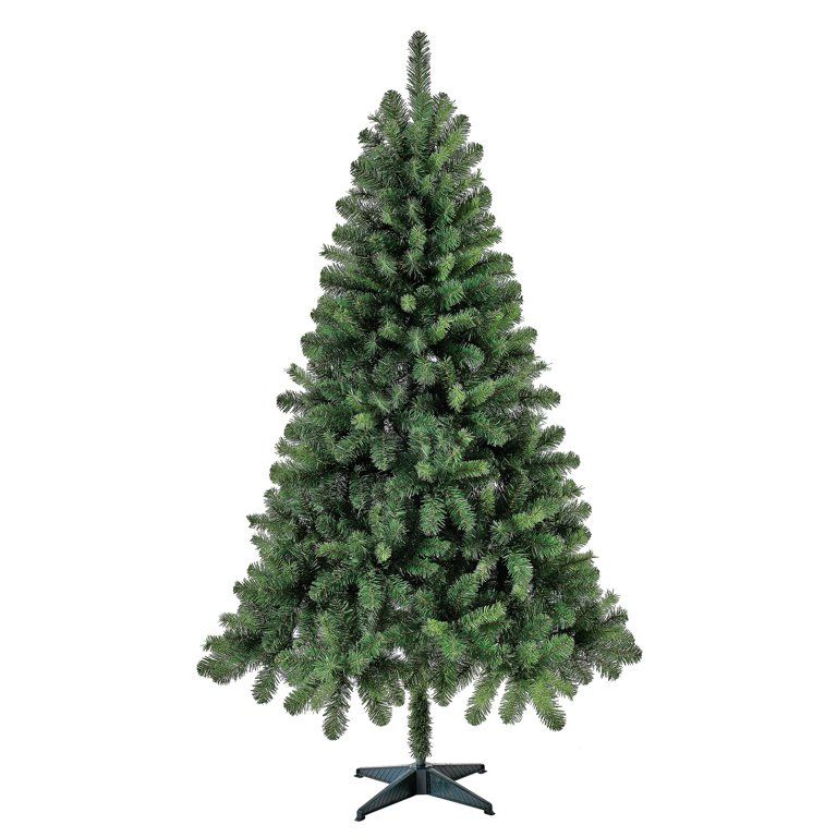 Holiday Time Non-Lit Jackson Spruce Artificial Christmas Tree, 6.5' | Walmart (US)