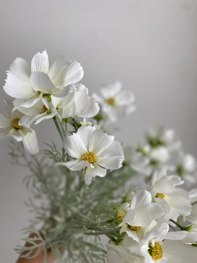 Faux Cosmos Flower Stem -  Artificial Flower / DIY Floral / Wedding / Home Decoration / Gifts / W... | Etsy (US)