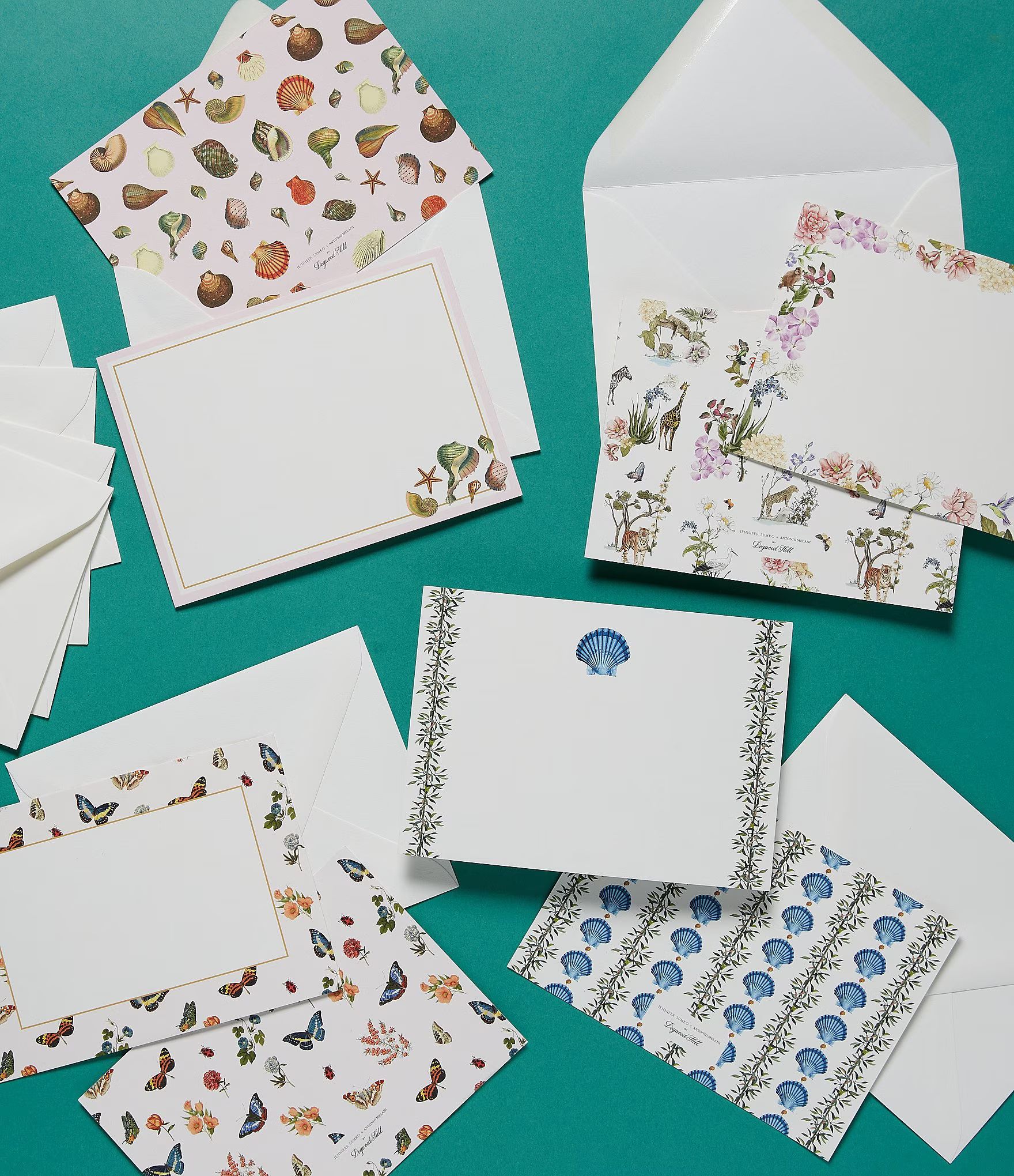 Antonio Melani x Jennifer Sumko by Dogwood Hill Flat Cards and Blank Envelope Stationery Packs | ... | Dillard's