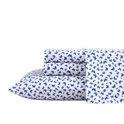 Printed Pattern Percale Cotton Sheet Set - Poppy & Fritz | Target