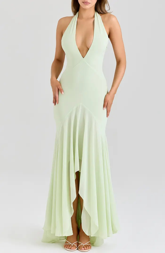 HOUSE OF CB Tamara Halter Dress | Nordstrom | Nordstrom