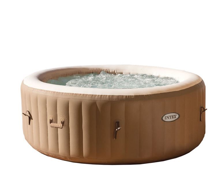 Intex 4-Person PureSpa Bubble Massage Inflatable Hot Tub Spa | Walmart (US)