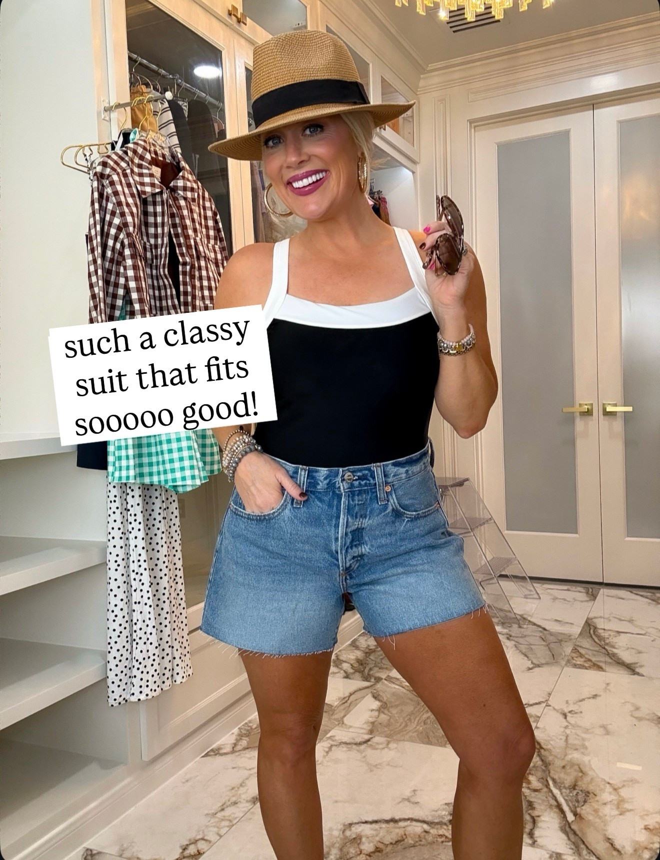 Classy , chic and so flattering! Also 40% off today only - medium 