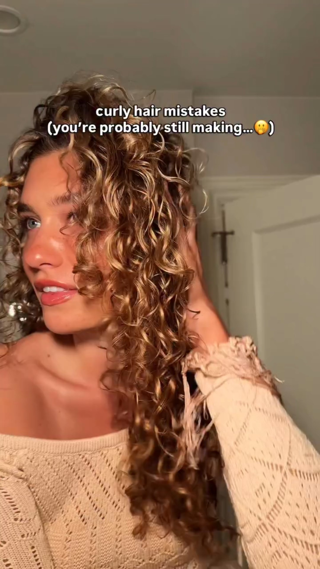 I hate to be the one to tell you this but….

1. You’re still using a regular towel to dry your hair, when you should be using a microfibre towel (like from @crownaffair) or at least a cotton t-shirt 👚
2. Not brushing your hair at all (I always use @thewetbrush when my hair is still damp) 
3. You’re not protecting your hair at night with a silk bonnet OR a silk pillow case OR sleeping in braids (aka the most protective hair style) 🎀
4. Not getting your dead ends cut on time — they really do make a huge difference!! ✂️
5. Using heat every week. Try air-drying more often! (and always use a heat protector spray — my fav is @moroccanoil) 
6. Not using a mousse for volume while your hair is still damp (makes a HUGE difference)
7. You’re still not shaping your curls with the finger method and gel (I use @garnierusa ‘s)
8. Skipping the everyday hydration — add a few drops of a lightweight hair oil and run through your hair daily!✨

#curlyhair #curlyhairtips #curls #curlyhairproducts #hairtips #haircare