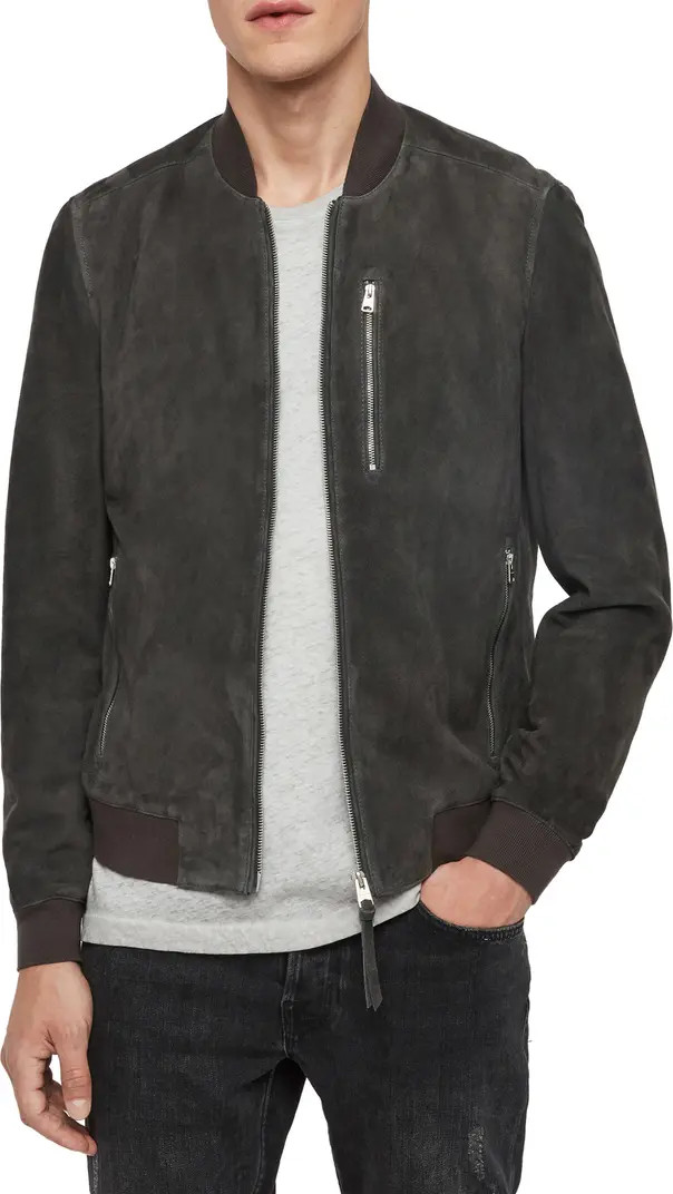 Kemble Suede Bomber Jacket | Nordstrom