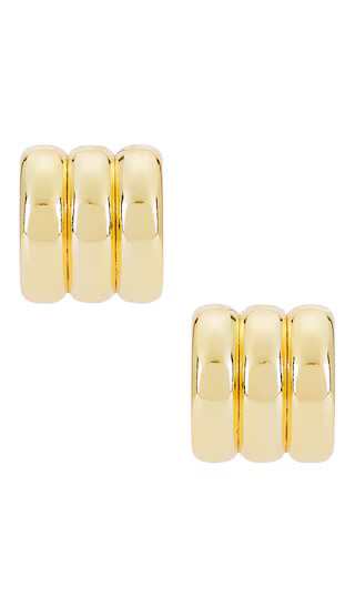 Jones Triple Hoop in Gold | Revolve Clothing (Global)