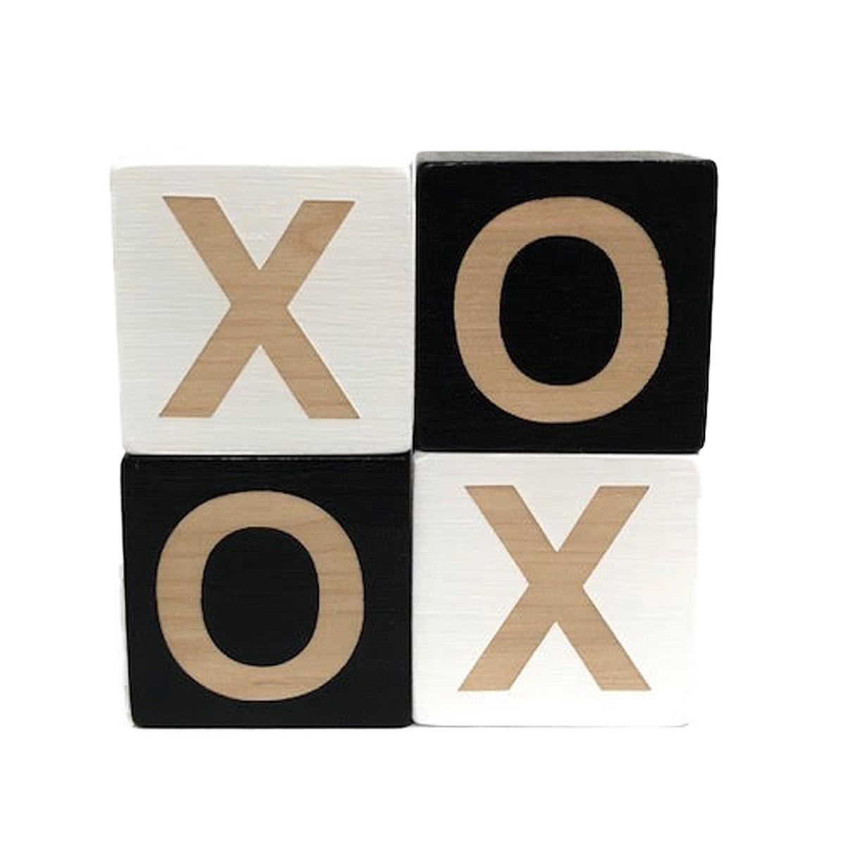 Modern Blocks XOXO Block Set of 4 | The Tot