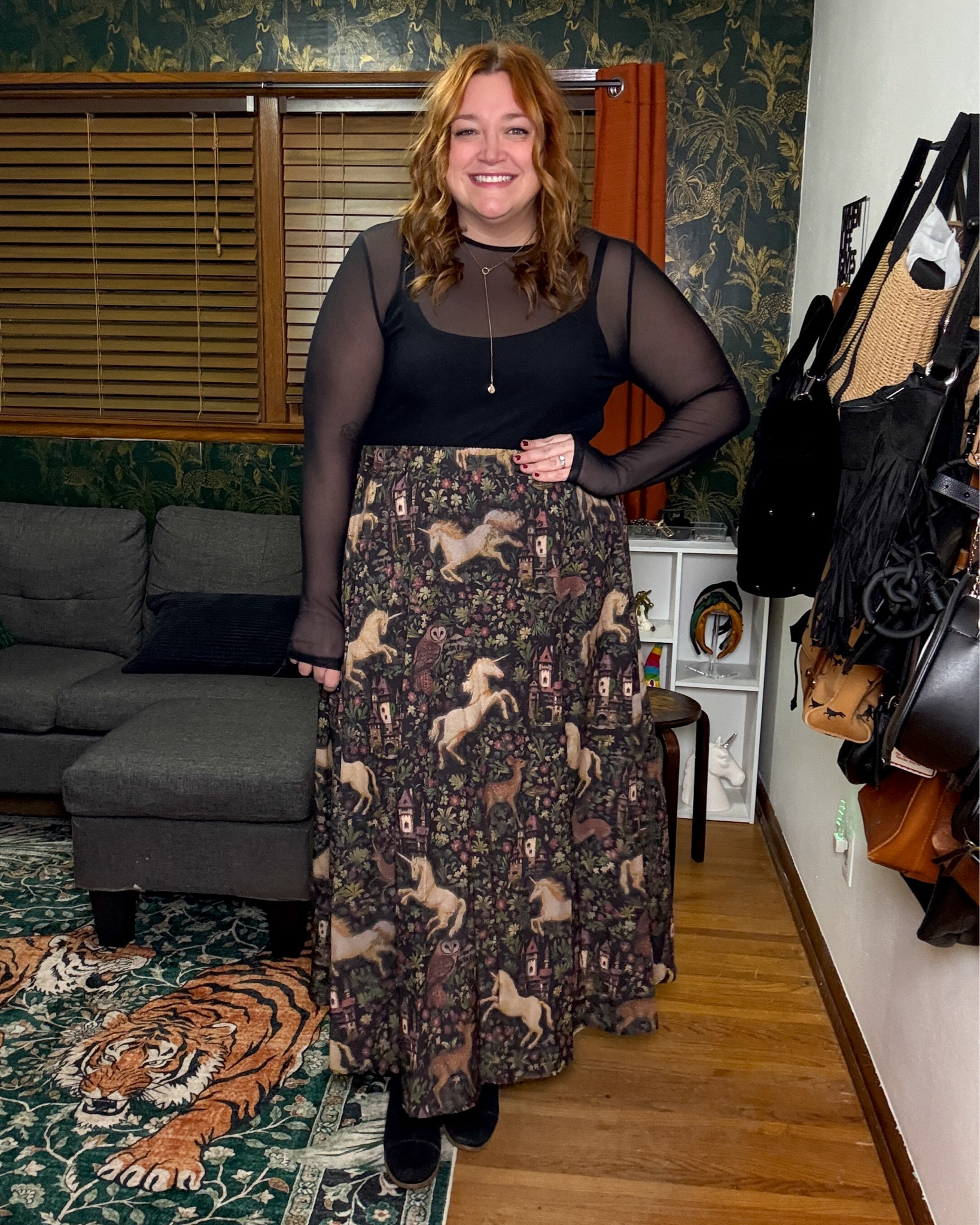 Whimsy yet edgy outfit.
 Code USWStarajanestyle679 to save

#LTKPlusSize #LTKFindsUnder50 #LTKMidsize