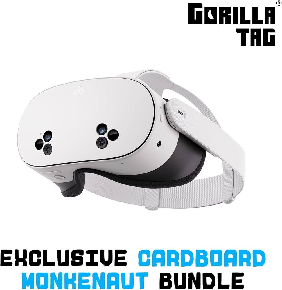 Meta Quest 3S 128GB | VR Without Wires \u2014 Gorilla Tag Cardboard Monkenaut Bundle \u2014 Amazo... | Amazon (US)
