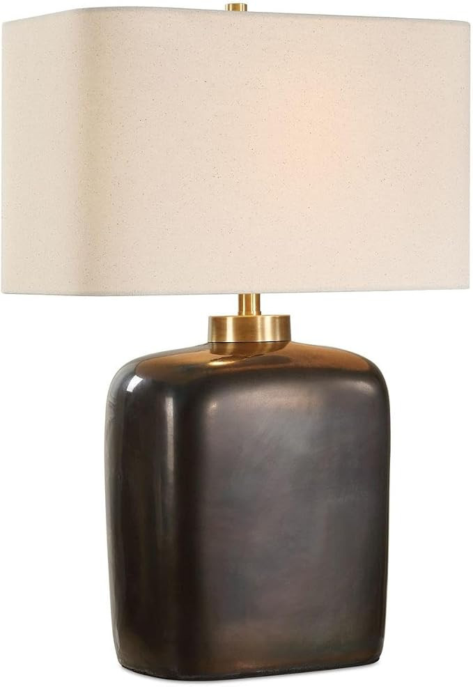 Uttermost 30565 Quentin 25" Tall Vase Table Lamp - Dark Bronze | Amazon (US)