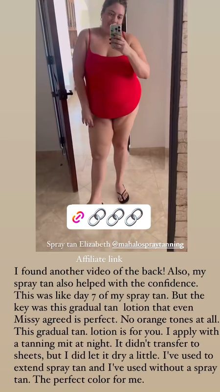 This is a great lotion to help extend your spray tan  

#LTKswim #LTKbeauty #LTKVideo