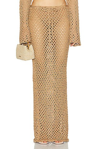 Bananhot Magen Skirt in Classic Beige | FWRD | FWRD 