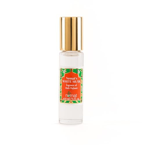 White Musk Perfume Oil Roll-On - White Musk Fragrance Oil Roller (No Alcohol) Perfumes for Women and Men by Nemat Fragrances, 10 ml / 0.33 fl Oz | Amazon (US)