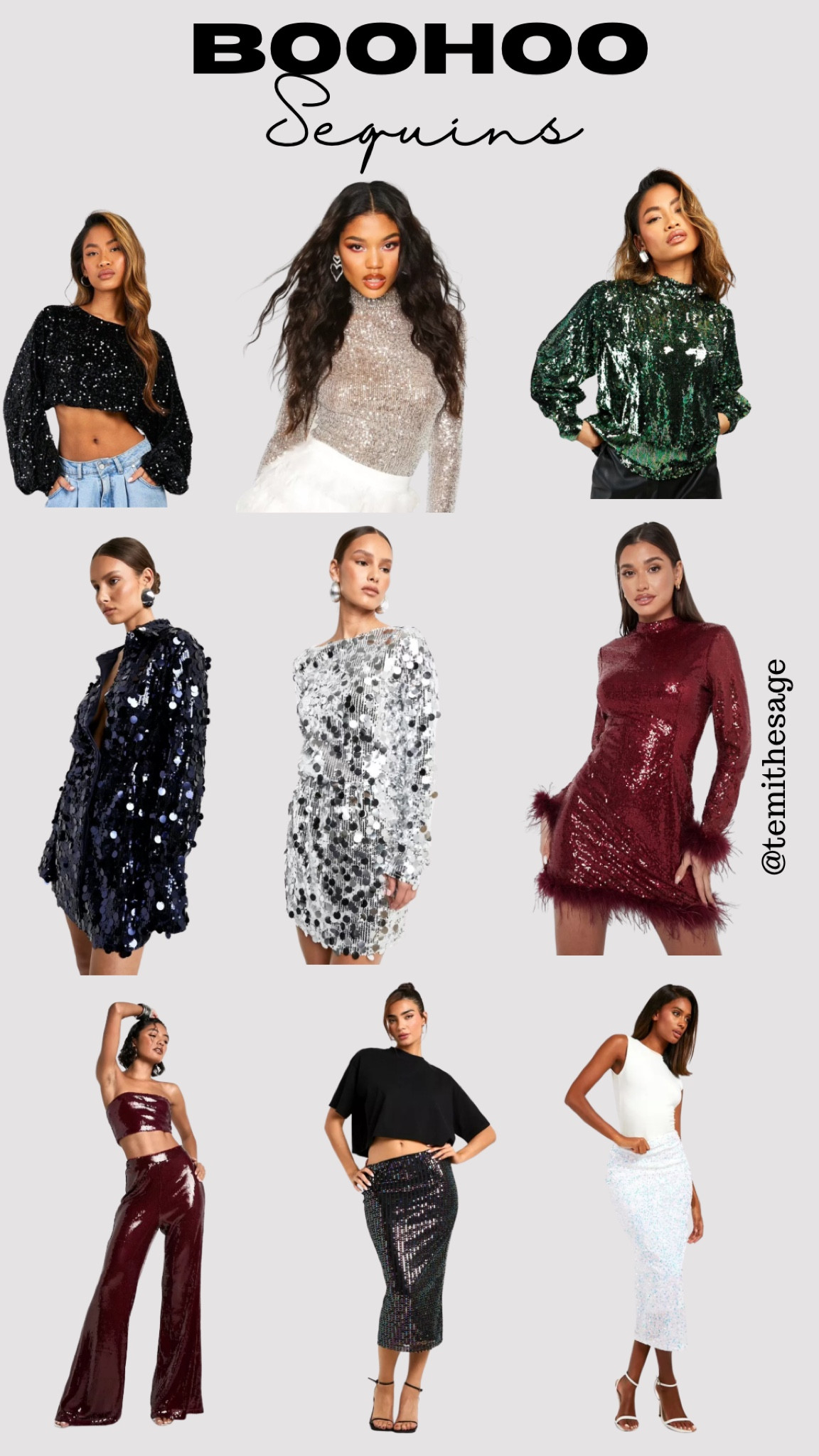 Holiday Outfits!

50% OFF ALL SEQUINS! From NYE glam to holiday parties - your sparkle sorted for less!

#SequinSeason #PartyOutfit #NewYearsEve #SaleAlert​​​​​​​​​​​​​​​​

#LTKHoliday #LTKCyberWeek #LTKStyleTip