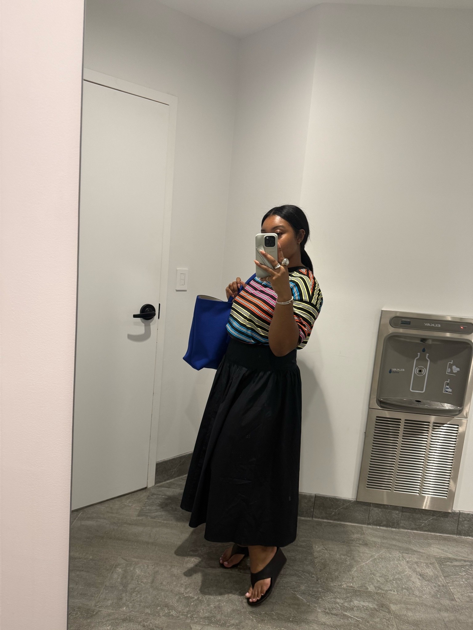 Summer stripes and wedges #trendy #officelook

#LTKootd #LTKMidsize
