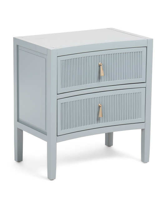 22x24 Curved 2 Drawer Nightstand | Bedroom | Marshalls | Marshalls