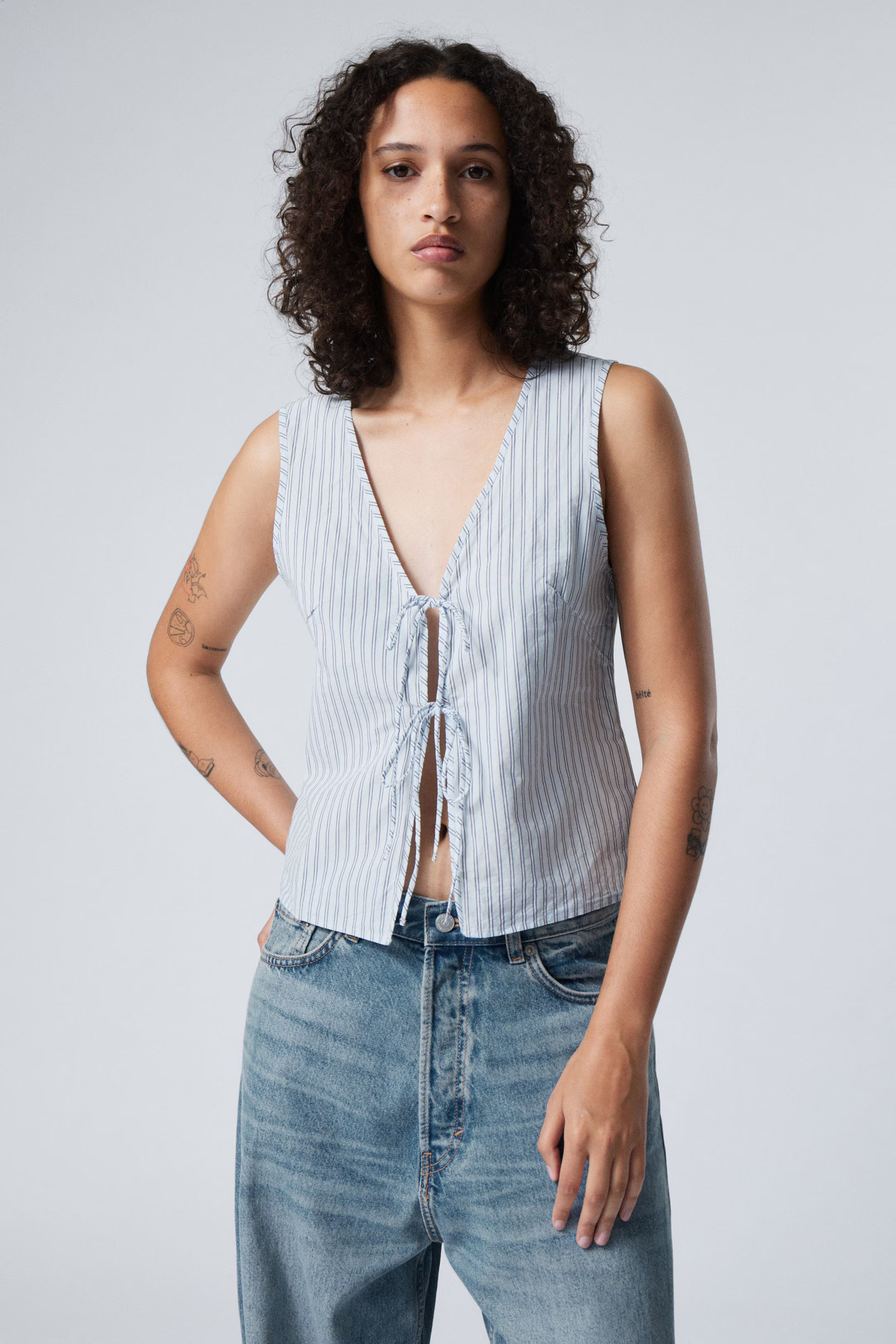 Fitted Vest Top | Weekday
