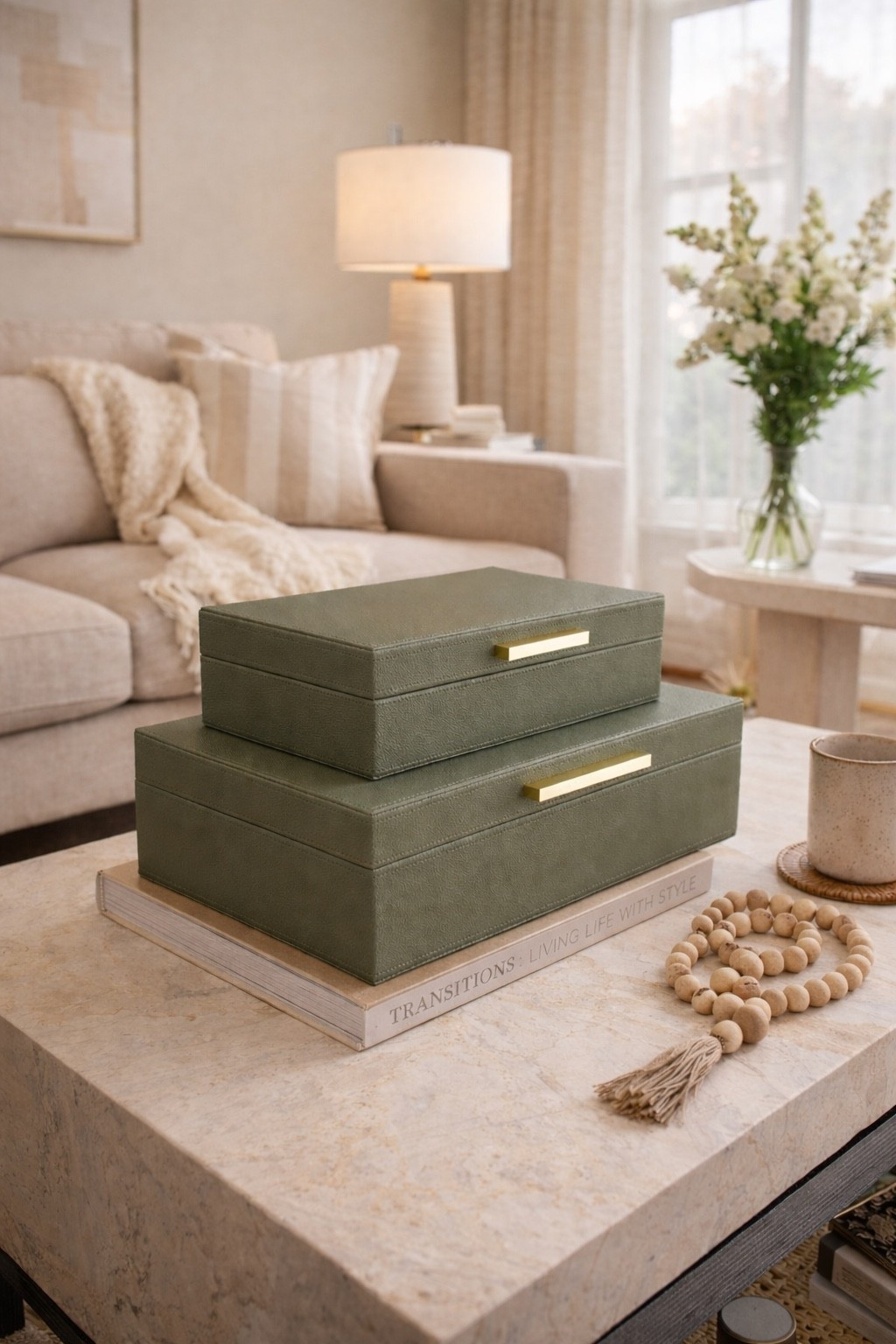 Elevated storage that doubles as decor 🤍 These chic faux-leather boxes are perfect for hiding remotes, cords, or little clutter while keeping your coffee table looking styled and intentional. High-end look for less from Amazon.

#LTKmomlife #LTKSaleAlert #LTKHome