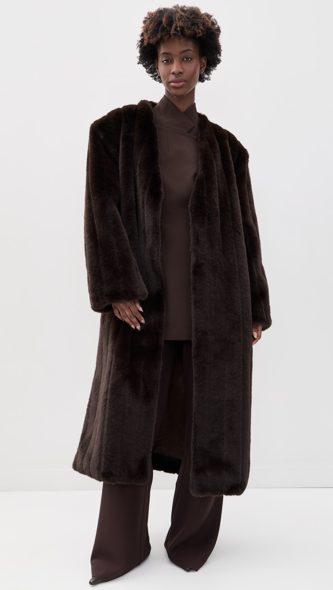 Source Unknown Dhanila Faux Fur Coat | Shopbop | Shopbop