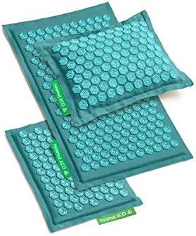 Massage Set PRANAMAT ECO (Pranamat Massage mat + PranaPillow Massage Pillow + Mini mat) Turquoise... | Amazon (US)
