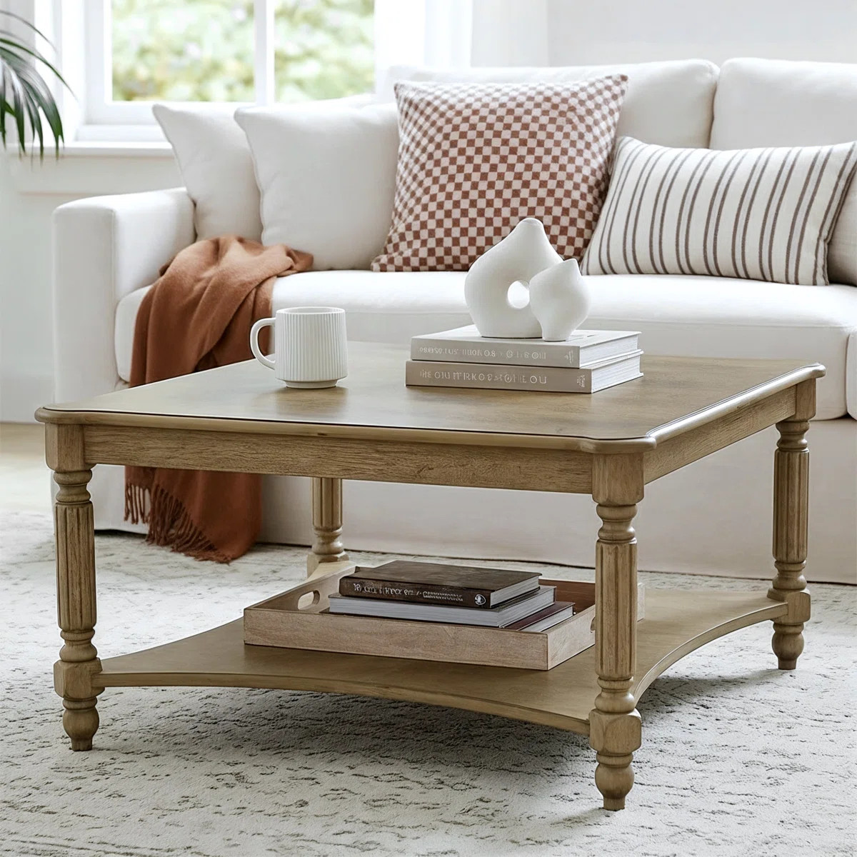 Locke Solid Wood Square Coffee Table | Wayfair North America