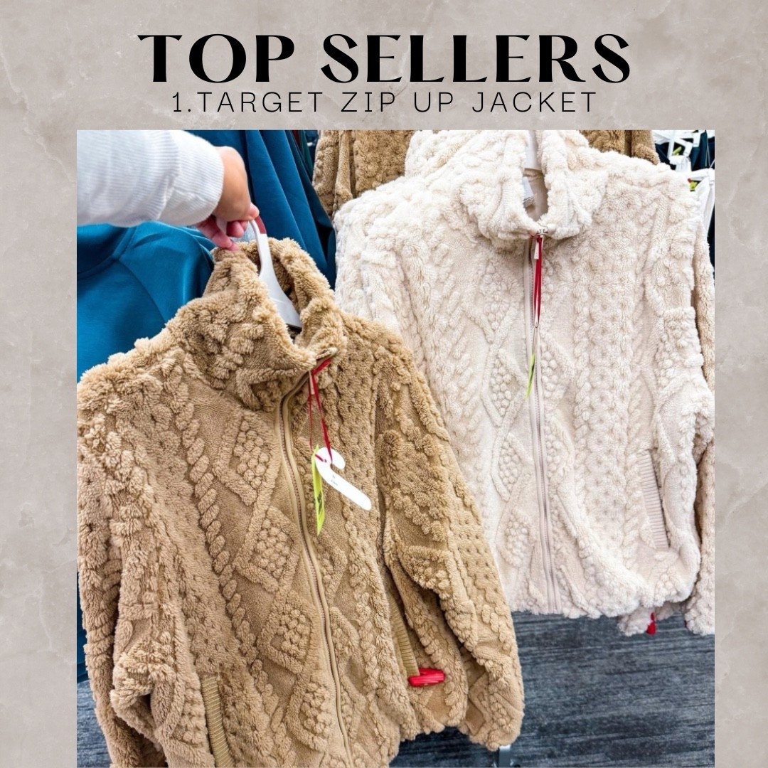 Weekly best sellers 
Target zip jacket 

#LTKFindsUnder100 #LTKFindsUnder50 #LTKSaleAlert