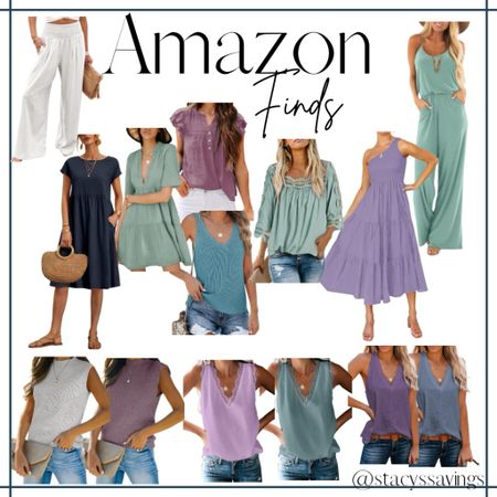Just ordered all of these Spring & Summer  dresses, jumpsuits & fun tops from Amazon in my Soft Summer Color Palette. These all come in many different colors as well!



#LTKstyletip #LTKover40 #LTKfindsunder50