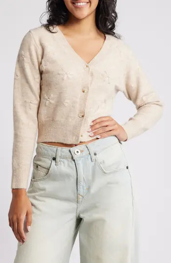 Embroidered Flower Cardigan | Nordstrom
