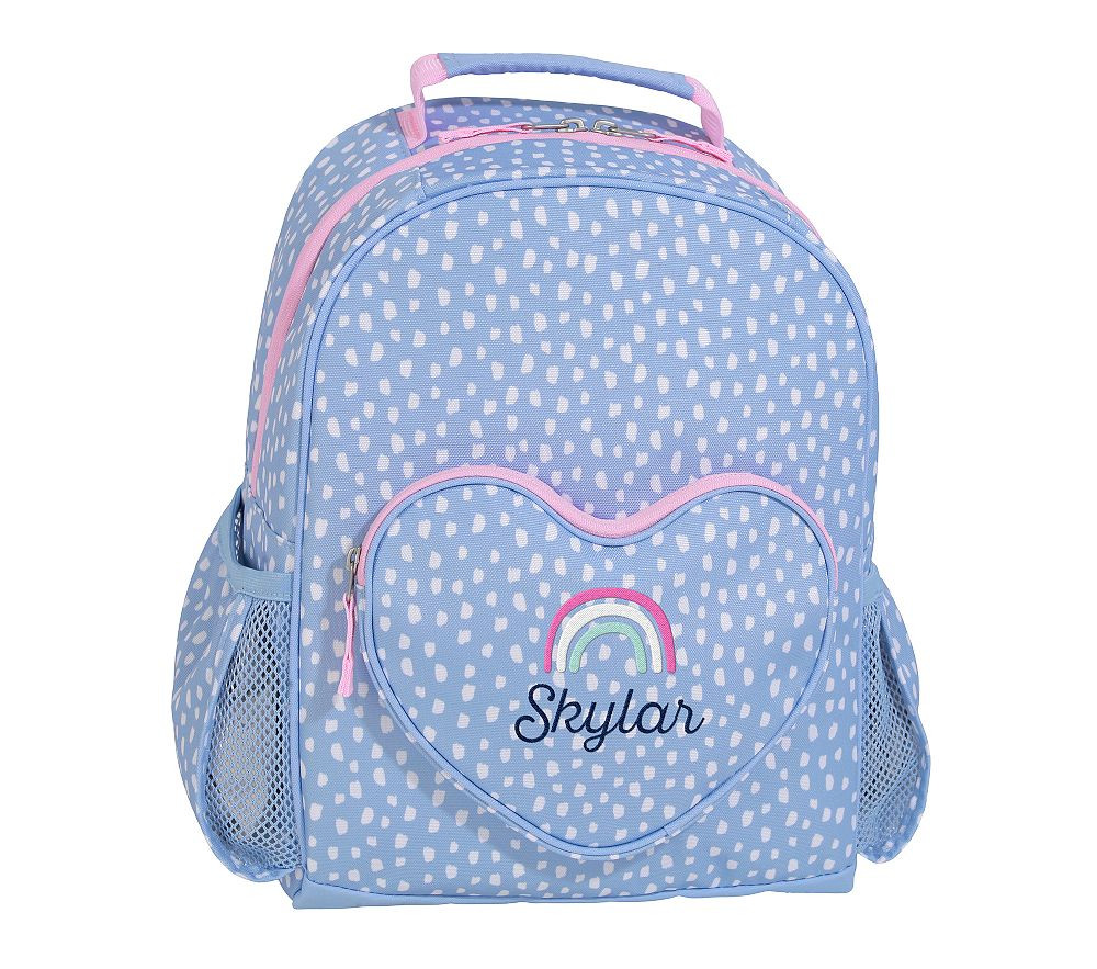 Blue Brushstroke Dot Mackenzie Backpack | Pottery Barn Kids