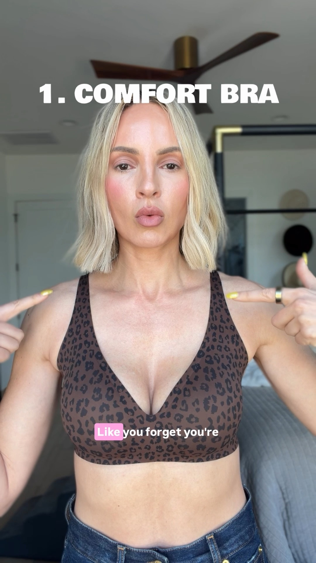 Wearing a small in each of these bras ￼

#LTKootd #LTKOver40 #LTKWorkwear