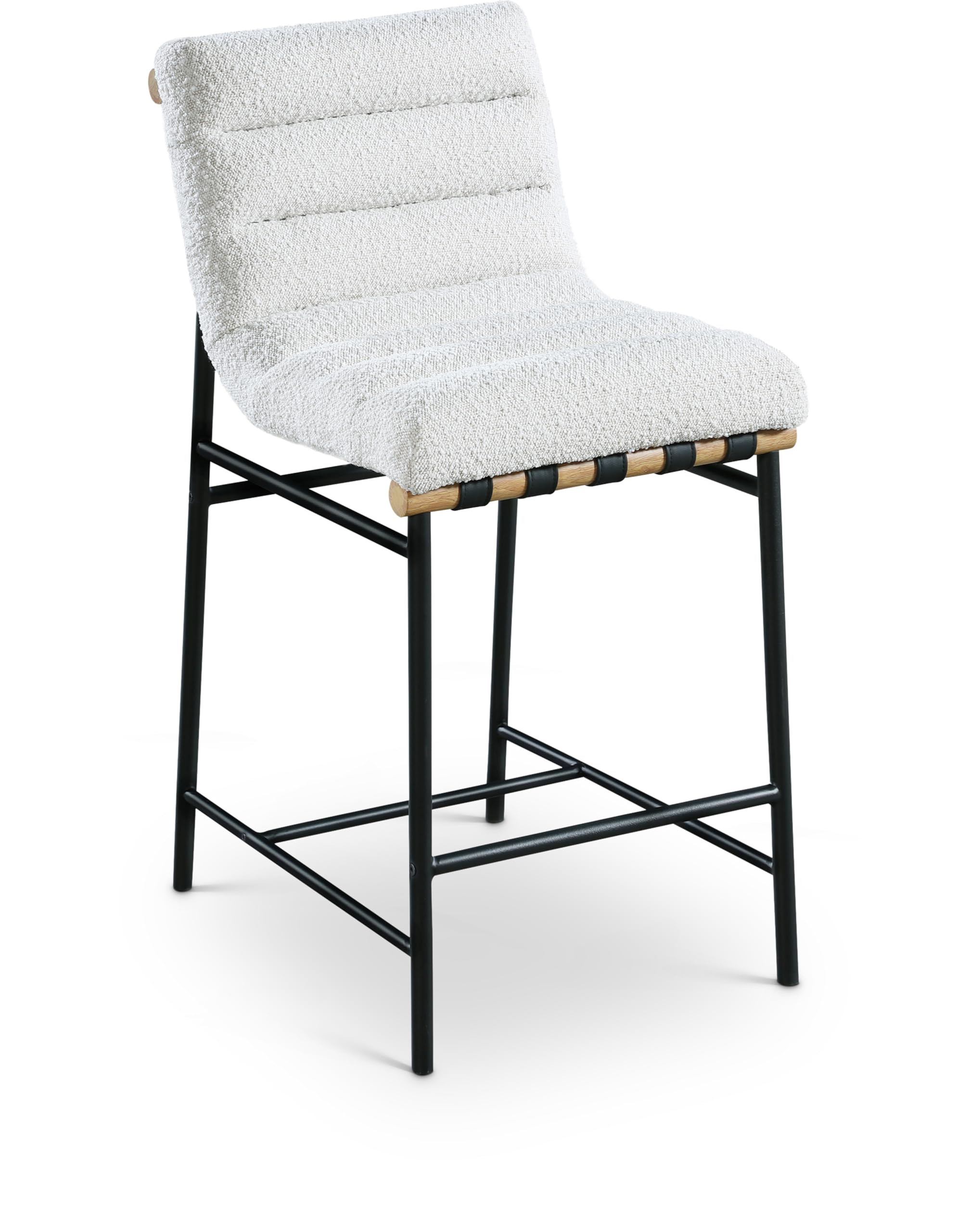 Meridian Furniture 857Cream-C Burke Collection Modern | Contemporary Boucle Fabric Upholstered Co... | Amazon (US)