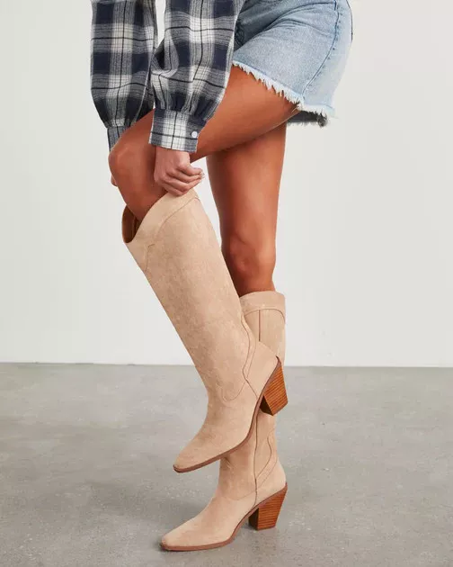 Carlisle over outlet the knee boot