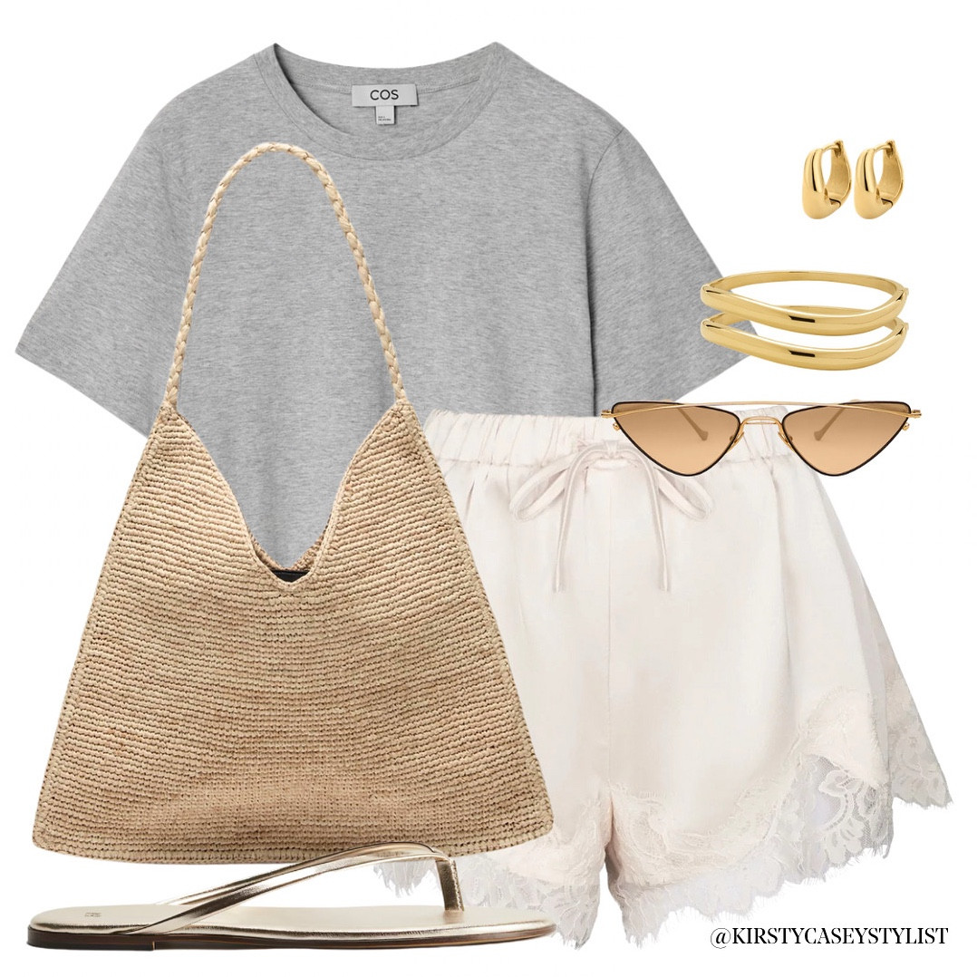 I am 100% the type of girl that loves an easy look to throw on..and this is one of those looks!👌🏼

Summer outfit, holiday outfit, casual looks, satin shorts, raffia tote 

#outfitlooks #styleinspo #fashion #fashionstyle #outfitinspo #stylist #ootd #outfitinspiration #outfitoftheday #outfitideas #zara #fashionblogger #dailyinspiration #fashionlover #styleblogger #fashiongram #explorepage #trend #personalstylist #datenight #chic #waystostyle #howtostyle #waystowear #fashiontips #womensfashion #miniskirt #summeroutfit #summerfashion 

#LTKstyletip #LTKsummer #LTKtravel