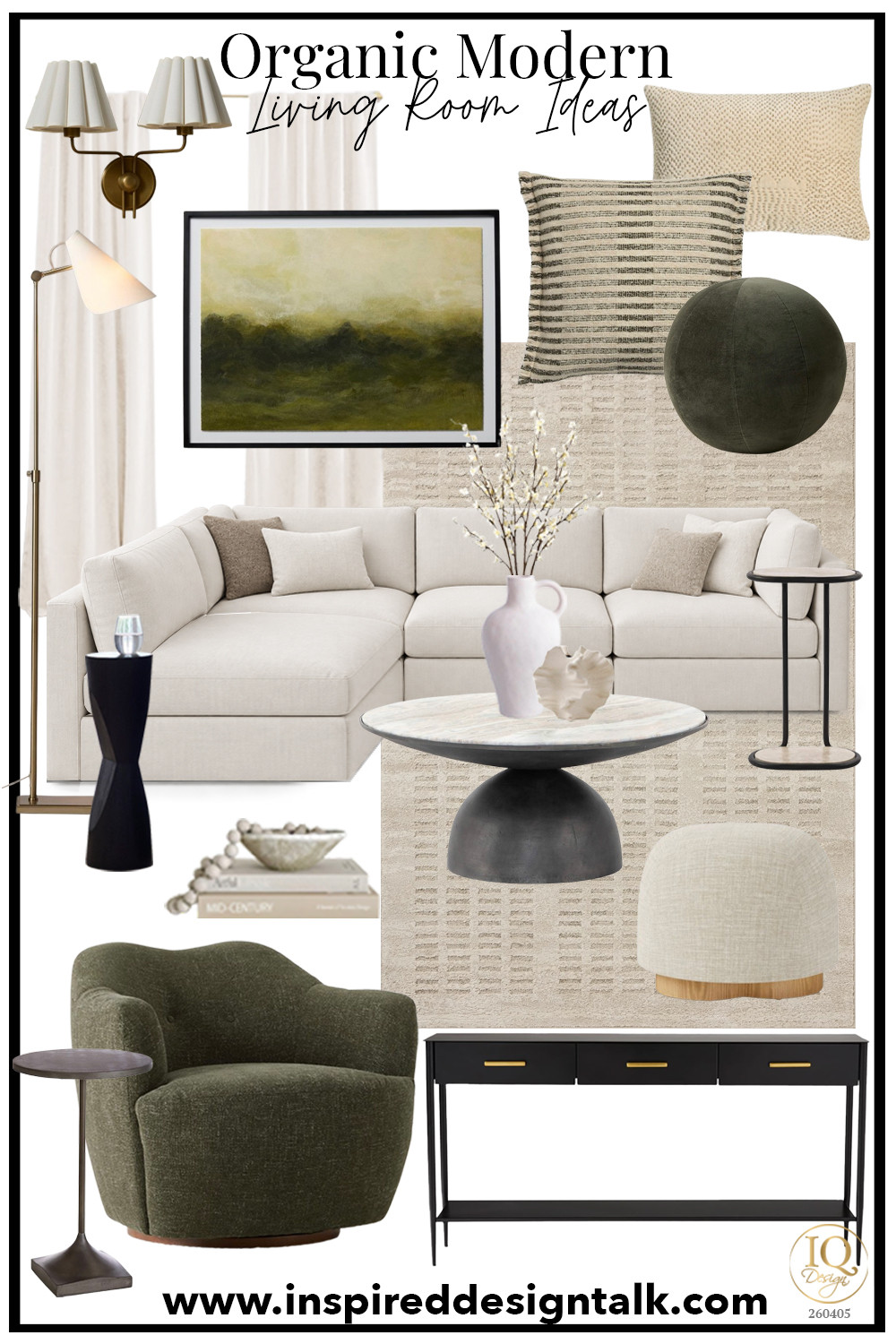 Chaise Sectional

Organic modern living room ideas 🤍🌿 This neutral living room mood board mixes a cream chaise sectional, olive green accent chair, modern coffee table, neutral area rug, black console table, wall sconce, throw pillows and organic modern decor for a warm, collected look.

I love the combination of cream, olive green, black and warm brass—neutral without feeling boring. Linking the furniture and decor from this room so you can recreate the look!

#organicmodern #organicmodernlivingroom #livingroomideas #livingroomdecor #livingroomfurniture #sectionalsofa #neutralLivingRoom #neutralhomedecor #accentchair #livingroomrug #coffeetable #consoletable #homedecor #interiordesign #moodboard 

 #LTKSeasonal #LTKOver40 #LTKHome