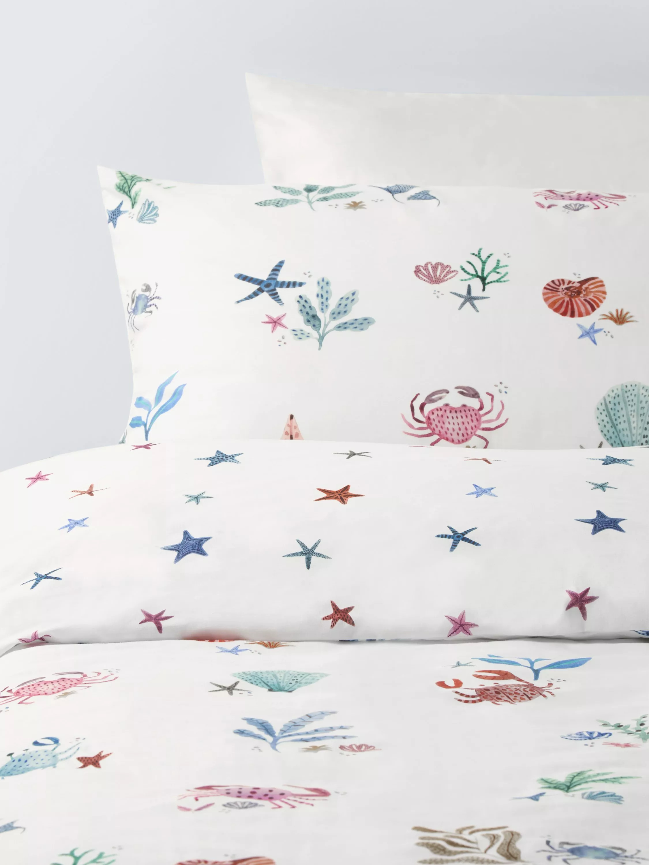 John Lewis Kids' Coral Reef Duvet Cover and Pillowcase Set, Multi | John Lewis (UK)