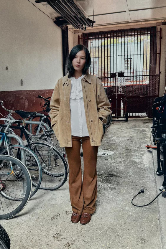 100% SUEDE LEATHER JACKET | Zara Canada