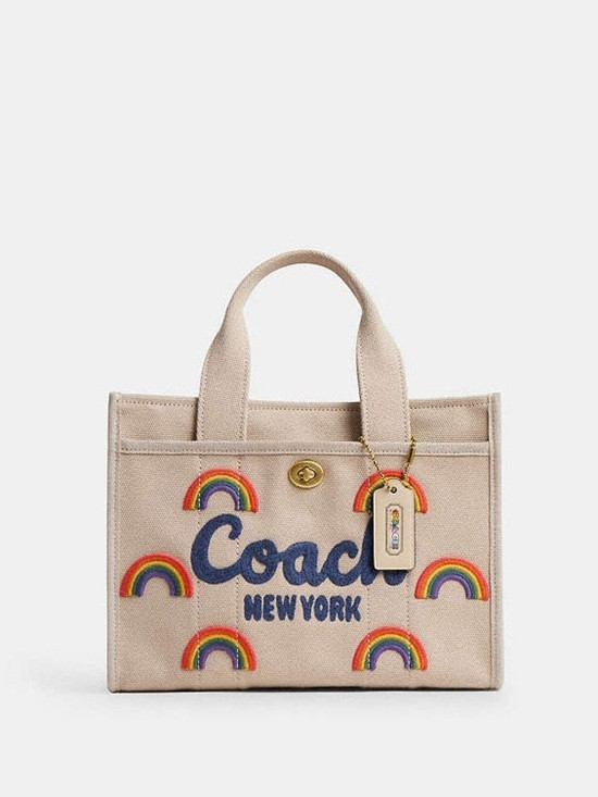Coach Cargo Tote Bag 26 With Rainbow | Poshmark