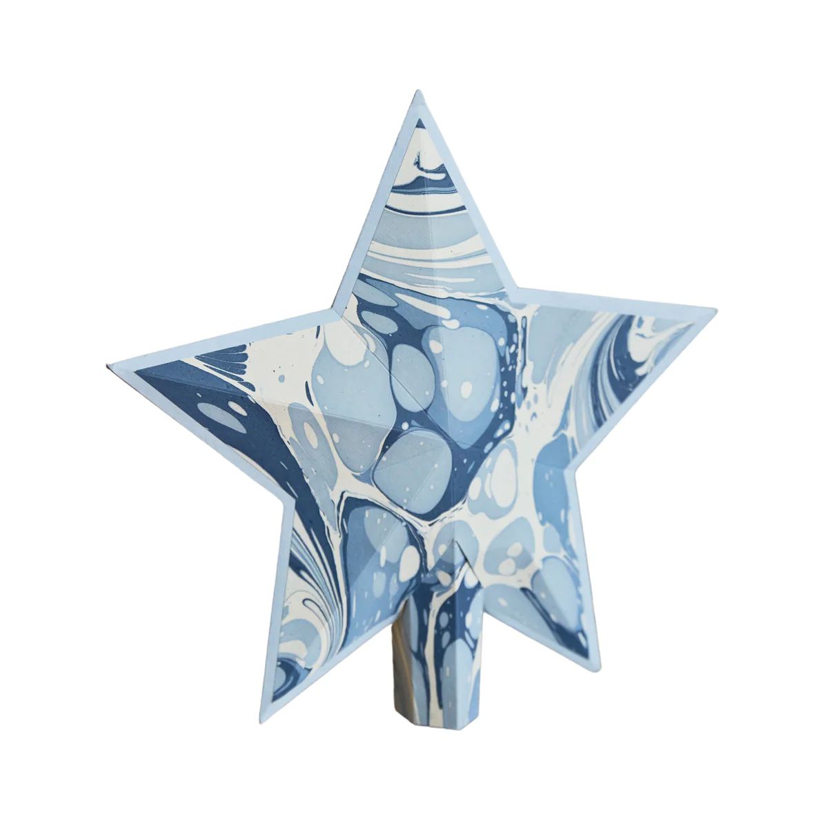 Blue Swirl Star Tree Topper | Amanda Lindroth