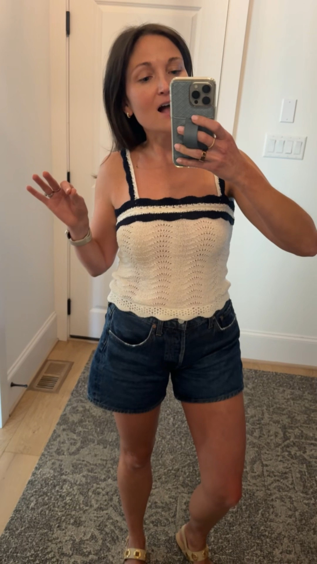 Love this little tank from Zara. Wearing a size M with my Cakes… if you don’t have these yet, highly recommend. They’re 30% off right now too! 

Summer Outfit | Summer Tank | Crochet Tank Top 

#LTKStyleTip #LTKFindsUnder100 #LTKSeasonal