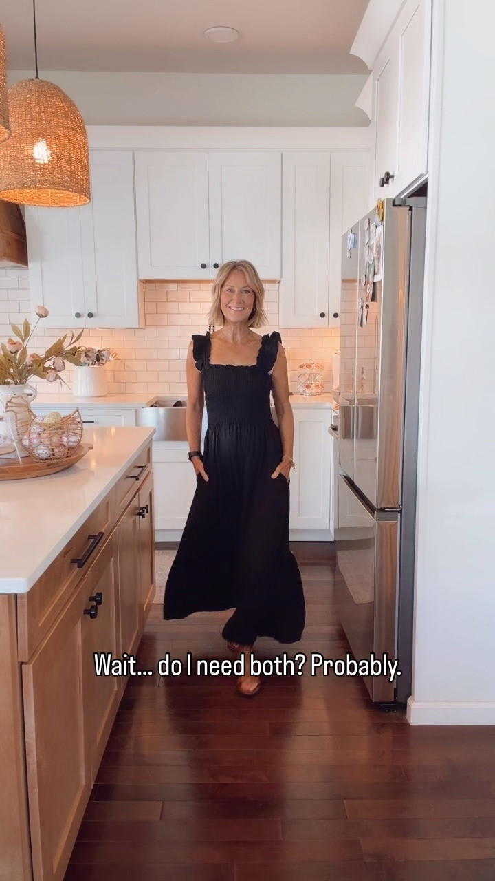 Two dresses that check all the boxes ✔️ cute ✔️ flattering ✔️ comfortable ✔️ easy to style.  Wearing a small. Both come in other color options.

#LTKgrwm #LTKPetite #LTKootd