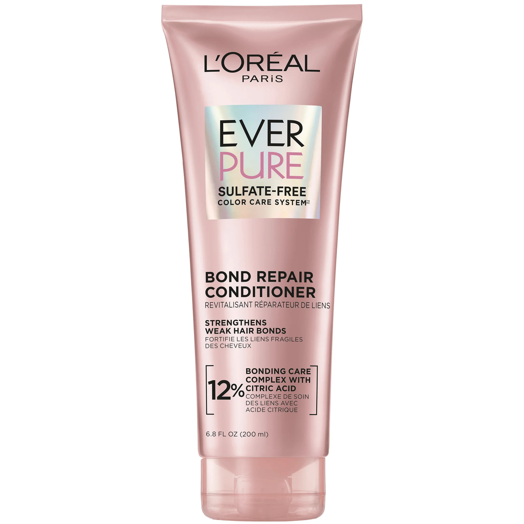 L'Oreal Paris EverPure Bond Repair Strengthening Conditioner with Citric Acid, 6.8 oz | Walmart (US)