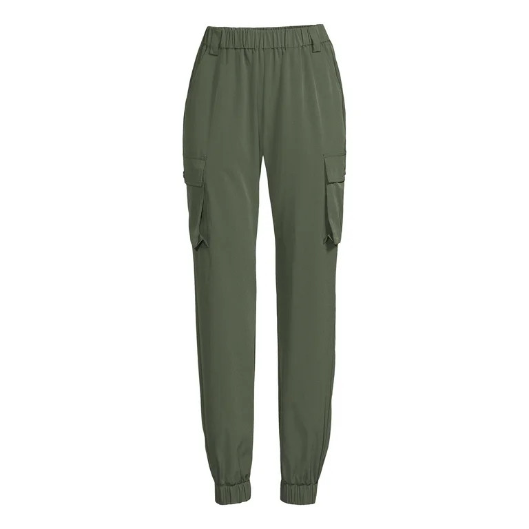 Feathers Women's Cargo Pocket Joggers | Walmart (US)