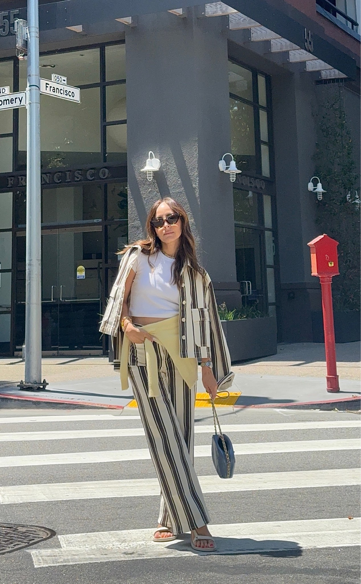 A good matching set will forever be one of my favorite things to pack for trips because you can style the pieces so many different ways! Added a lightweight sweater for layering and comfy sandals for walking around the city all day

#LTKootd #LTKmomlife #LTKTravel