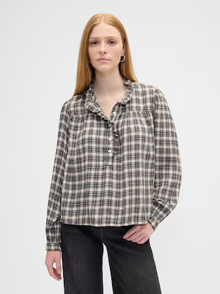 Oversized Ruffle Top | Gap Factory